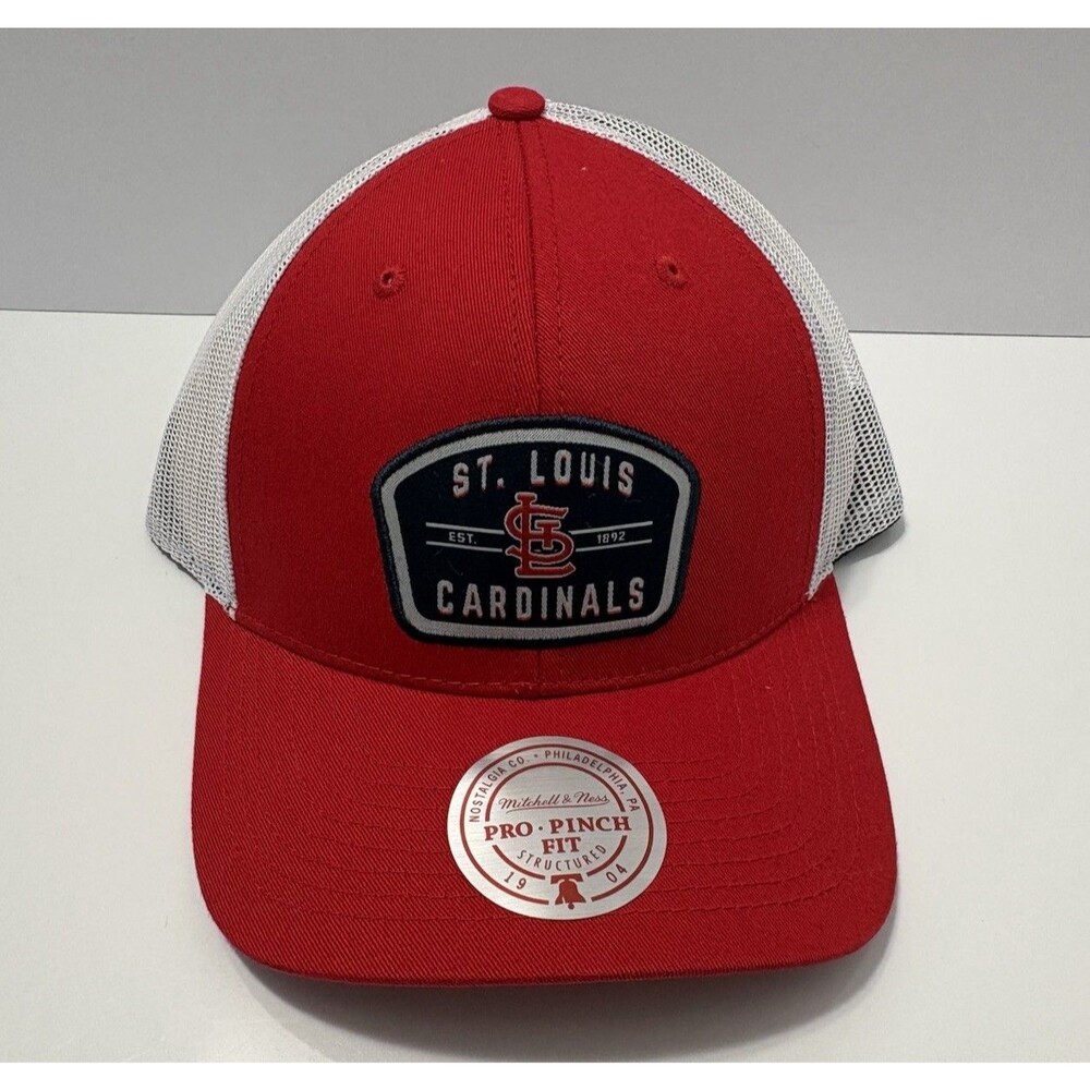 Mitchell & Ness St Louis Cardinals Pro Pinch Fit Ball Cap Hat SnapBack